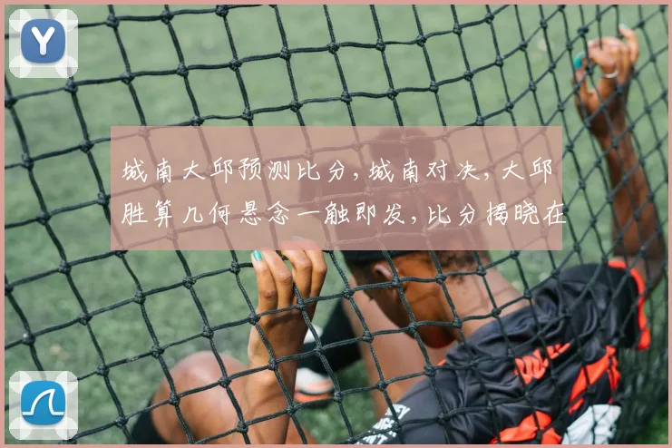 城南大邱预测比分,城南对决,大邱胜算几何悬念一触即发,比分揭晓在即。